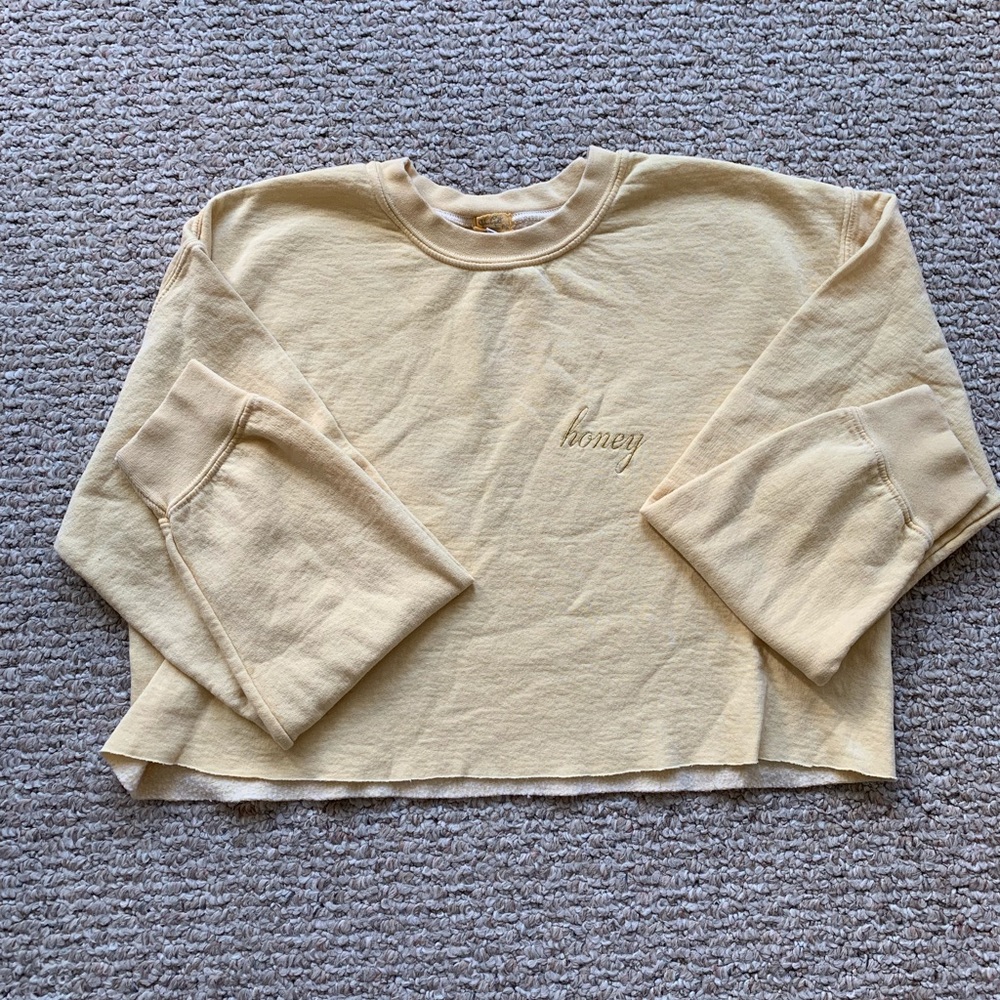 Honey Cropped Long Sleeve